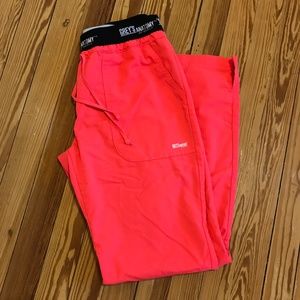 Grey's Anatomy Active Scrub Pants Neon Coral